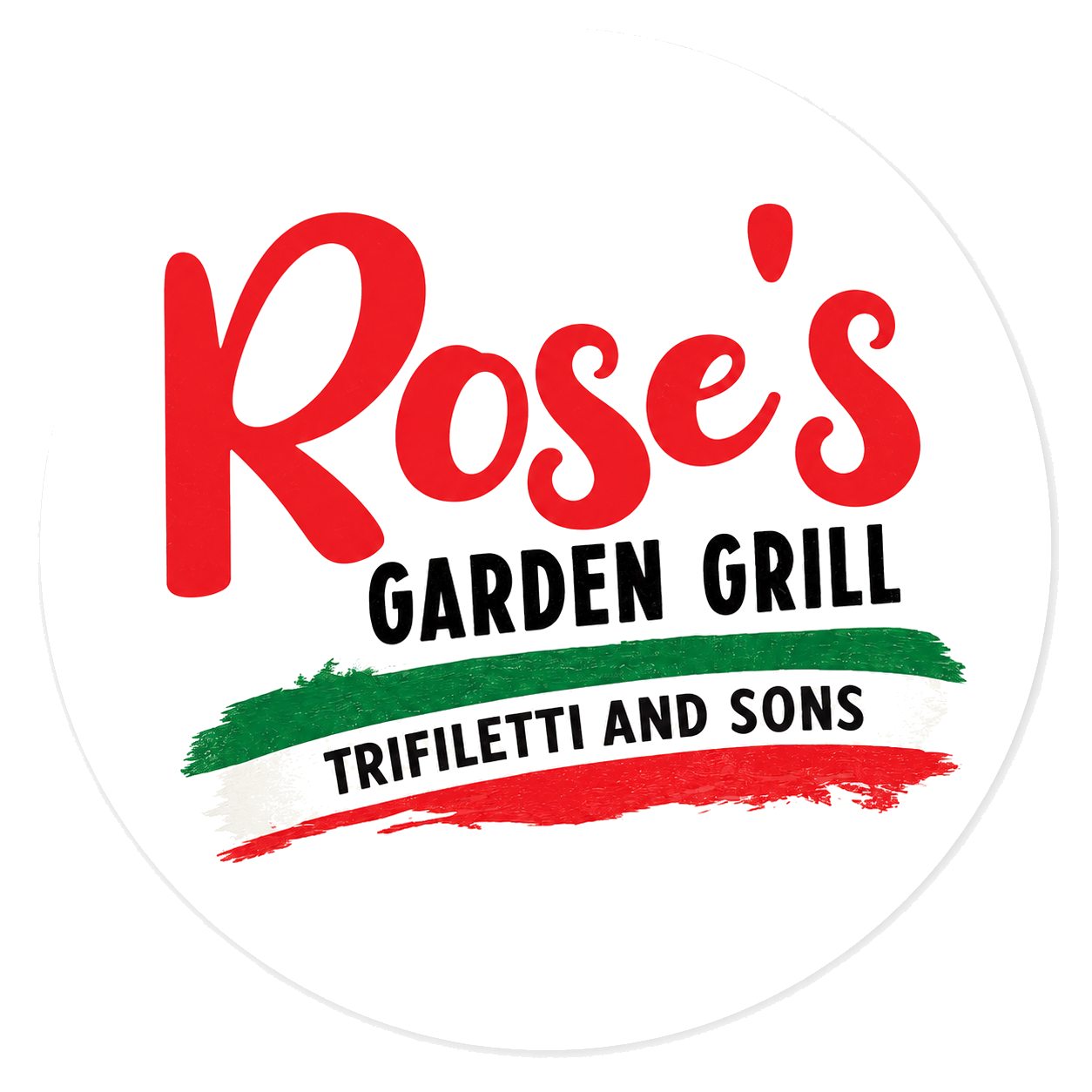 Rose's Garden Grill website